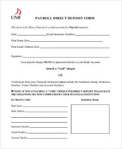 17 quickbooks direct deposit forms download
