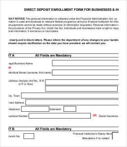 17 quickbooks direct deposit forms download