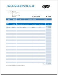 23+ Vehicle Maintenance Log Templates PDF Download!!
