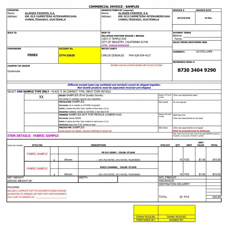 contractor invoice template