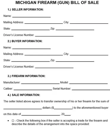 free bill of sale form pdf word templates download 2020