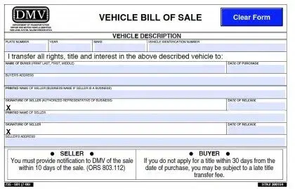 south dakota odometer disclosure statement of vehicle