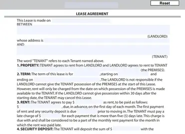 11 california lease agreement free download pdf word