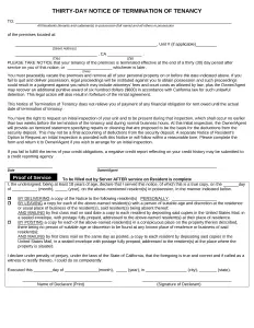 landlord must rental unit with residential lease months rent