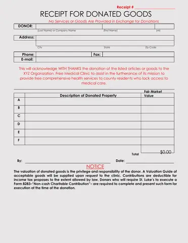 37 donation receipt template download doc pdf