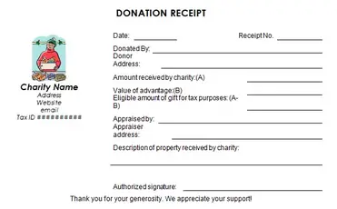 37 donation receipt template download doc pdf