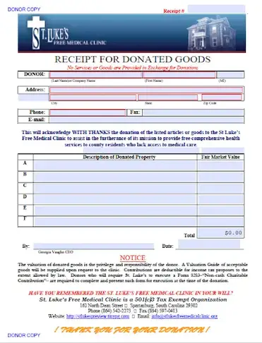 37 donation receipt template download doc pdf