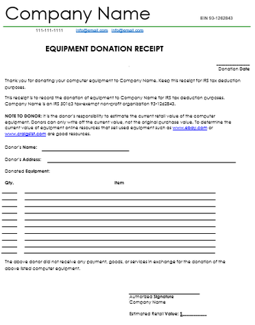 37 donation receipt template download doc pdf
