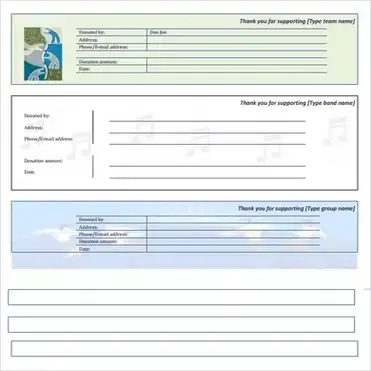 37 donation receipt template download doc pdf