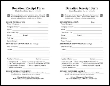 37 donation receipt template download doc pdf