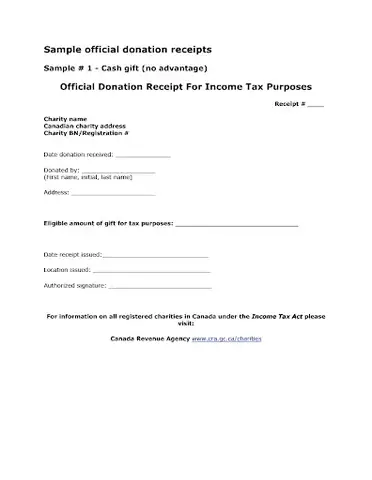 37 donation receipt template download doc pdf