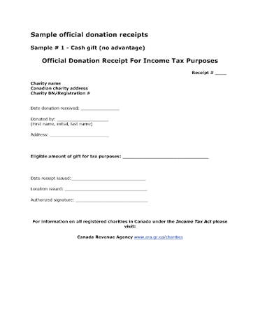 37 donation receipt template download doc pdf