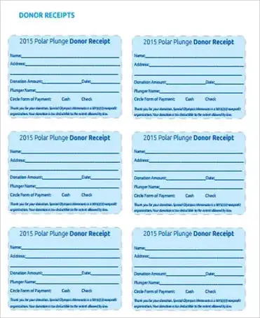 37 donation receipt template download doc pdf