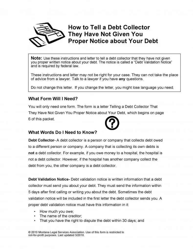 12+ Debt Validation Letter Samples Editable Download [Word, PDF]