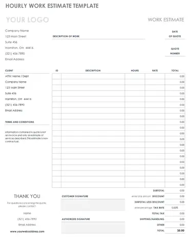 Budget Estimate Template from www.opensourcetext.org