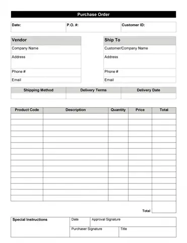 Free Printable Work Order Forms - FREE PRINTABLE TEMPLATES