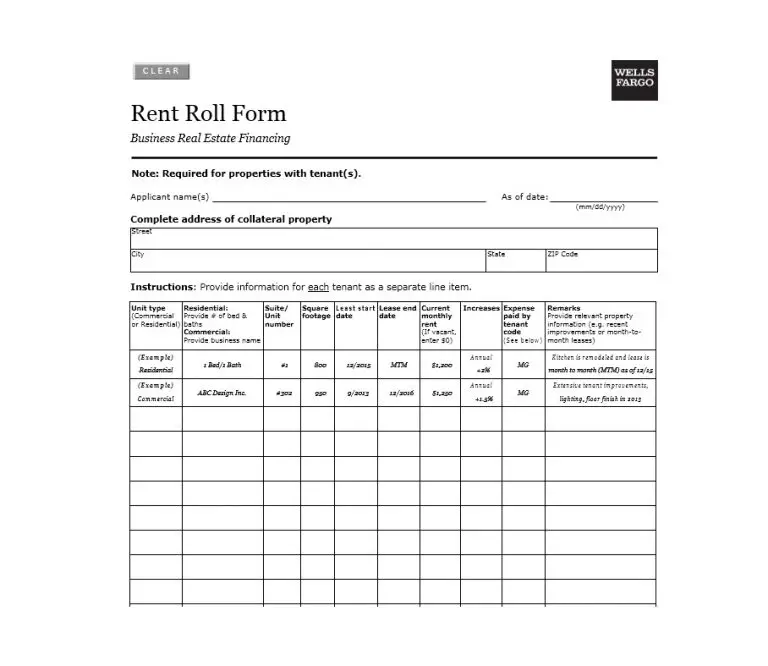 11+ Rent Roll Template Editable Free Download [Word, PDF]