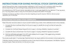 stock certificates