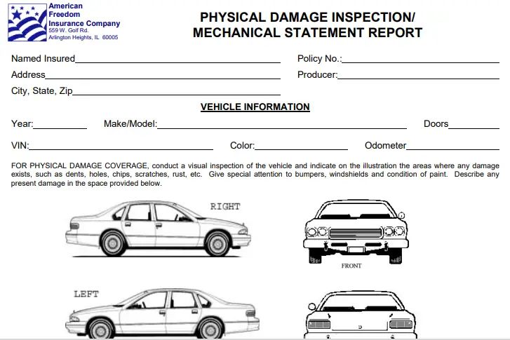 vehicle inspection