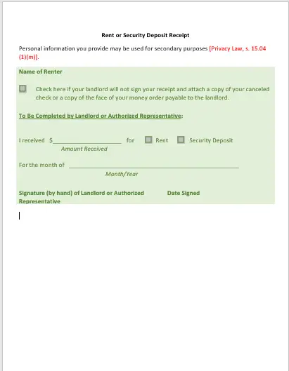 deposit slip template