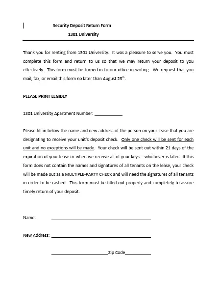 deposit slip
