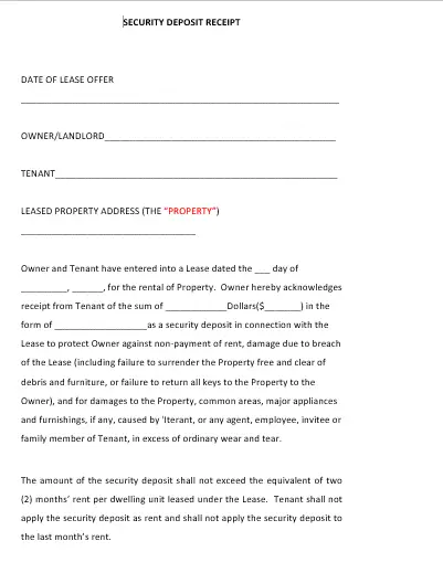 deposit slip templates