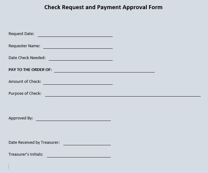 check request form