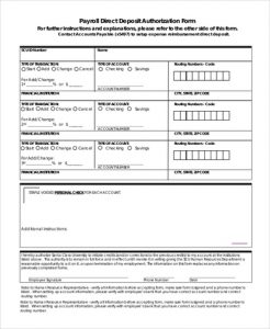 quickbooks direct deposit authorization form quickbooks direct deposit authorization form
