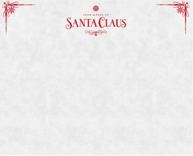 9+ Santa Letterhead Template (From The Desk Of Santa) DOC, PDF