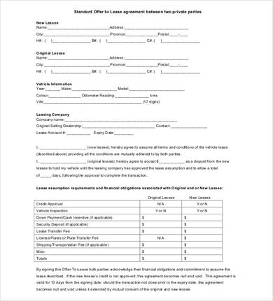 Truck Lease Agreement form pdf