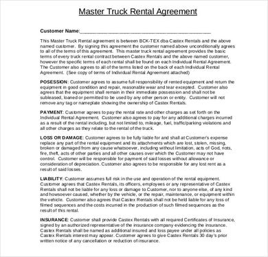 rental agreement