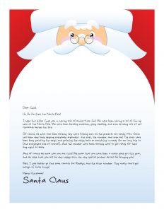 9+ FREE Letter From Santa Template Download [Word, PDF]