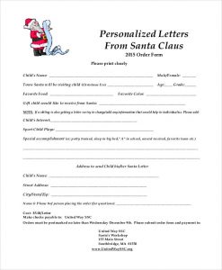 9+ FREE Letter From Santa Template Download [Word, PDF]