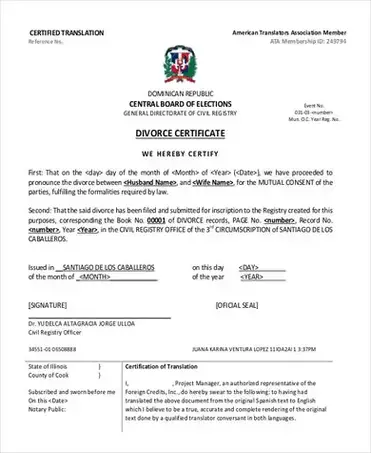 13 free divorce papers sample template download word pdf