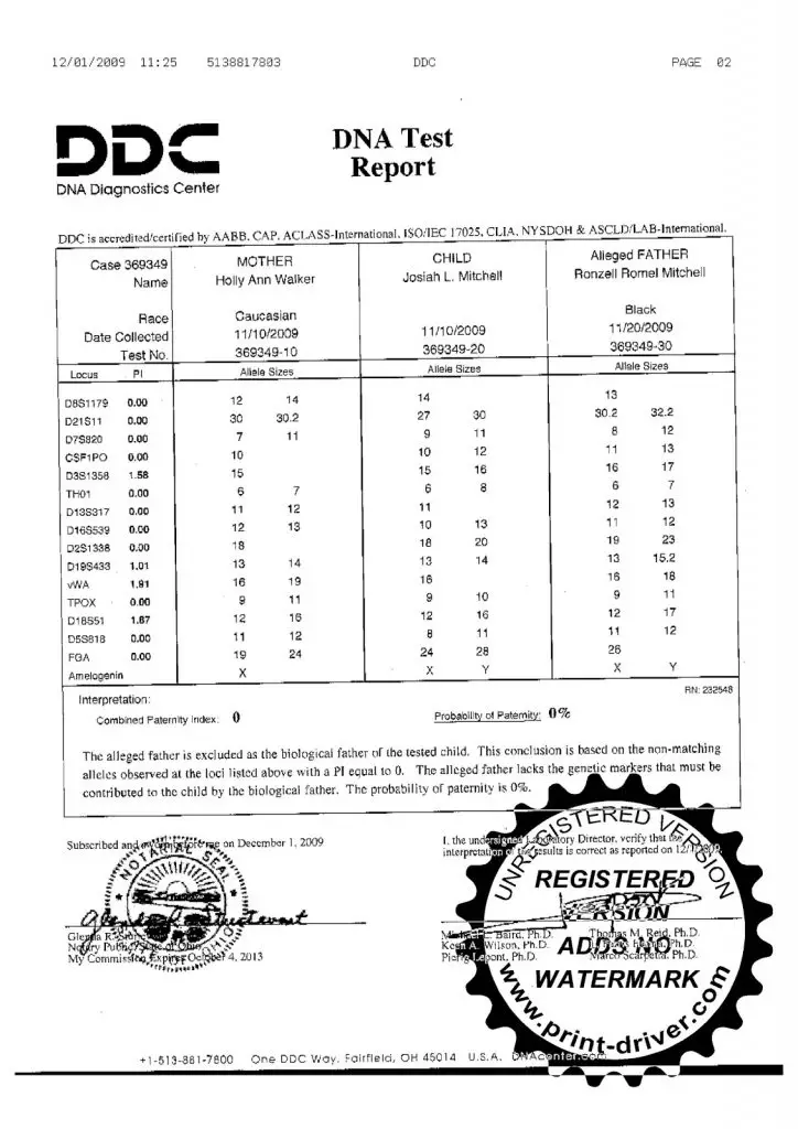 fillable-fake-paternity-test-results-template