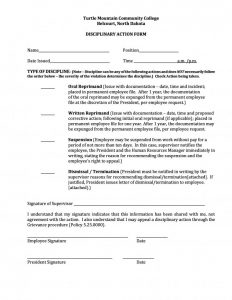 13 employee write up form template download word pdf doc