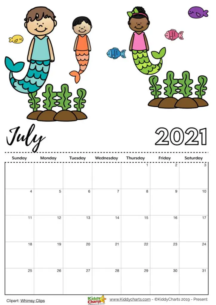 July 2021 Calendar Printable July 2021 Calendars Holiday
