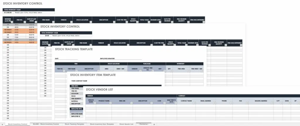 Inventory List