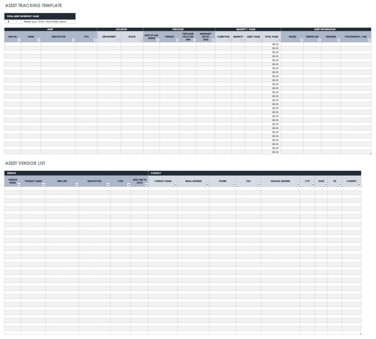 15+ Inventory List Template FREE Printable [Word, PDF, Excel]