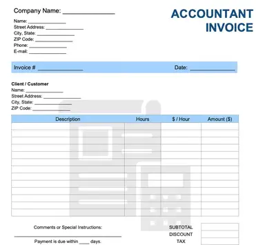 11 service invoice template free download word excel pdf